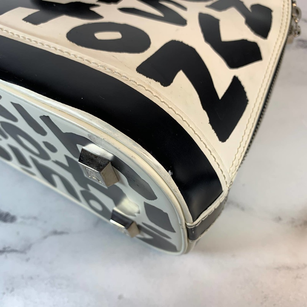 ❌❌ Louis Vuitton Graffiti Alma bag vintage tote Stephen Sprouse black/white - Picture 16 of 16